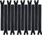 YKK #3 for Robes,Apparel, Handbags, Sewing & Craft Projects Zipper - (12 Zippers for Color) (36 inch, Black)- Made in USA